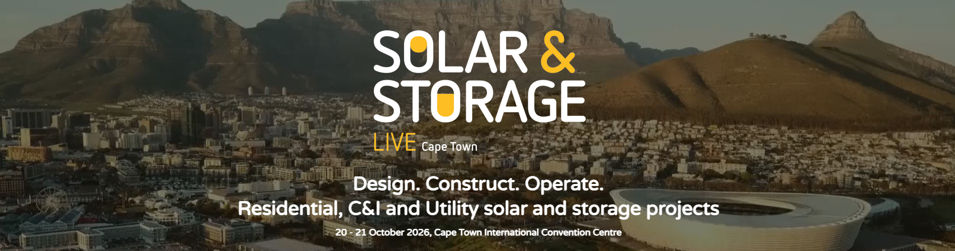 2026南非（开普敦）国际太阳能光伏、储能及充电技术展览会 Solar & Storage Live Cape Town 2026